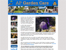 Tablet Screenshot of apgardencare.com